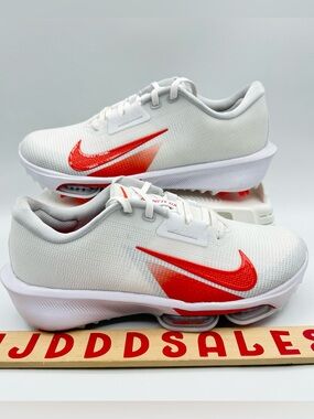 Nike Air Zoom Infinity Tour Flyweave Golf White Orange Hj7573-112 Men’s Sz 7